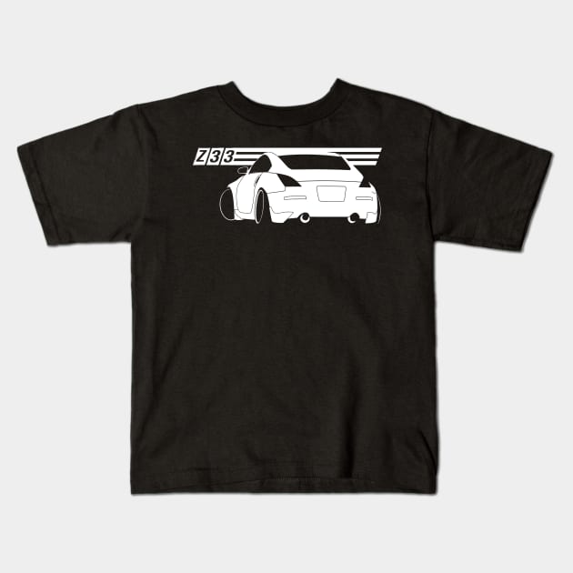 Z33 Nissan 350Z Kids T-Shirt by thesupragoddess